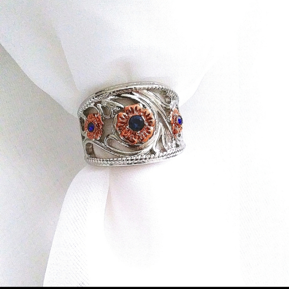 STERLING SILVER RING 925 STAMPED - Picture 2 of 4